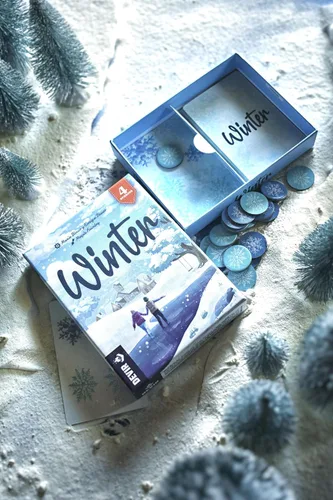 Vista 6 de Devir - Juego de mesa de invierno, juego de estrategia abstracta con control de área y colocación de cartas, juego de duelo para 2 jugadores
