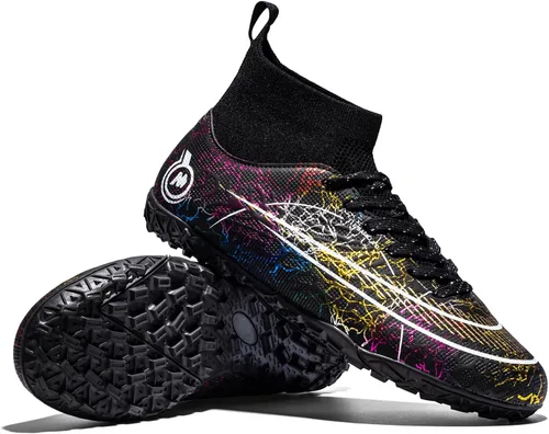Vista 3 de Zapatos de fútbol para niños, para interiores, fútbol sala, césped, jóvenes, botines de fútbol para niños, botas de fútbol para entrenamiento al