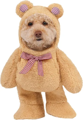 Vista 5 de Rubies - Disfraz de oso de peluche que camina, para perros y gatos, XL Marrón