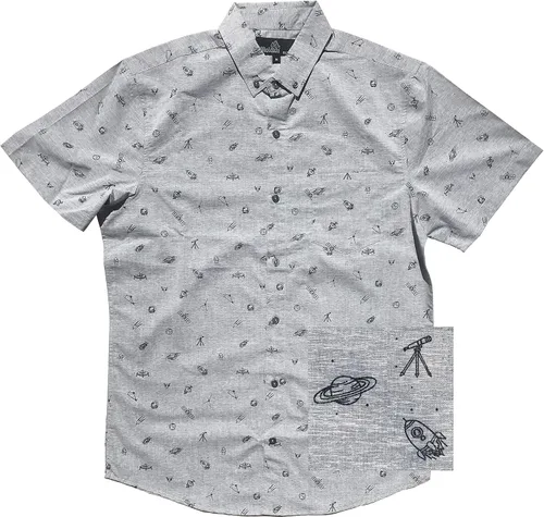 Vista 14 de Molokai Surf - Camisas hawaianas de manga corta con botones y corte ajustado