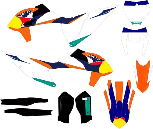 Vista 2 de MXP 3M Kit de gráficos de motocicleta Adhesivo adhesivo para ktm 125 150 250 300 350 450 500 525 SX SXF 2019 2020 2021 y EXC XCW 2020 2021 2022 2023