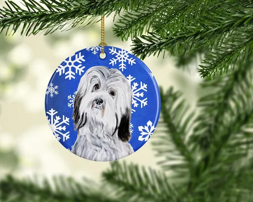 Vista 67 de Caroline's Treasures Cavalier Spaniel - Adorno de cerámica para colgar en el árbol de Navidad, para el hogar, Navidad, fiestas, regalo, 3 pulgadas