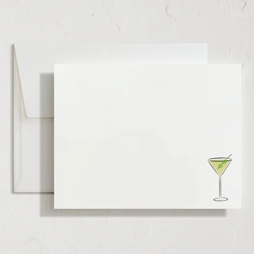 Vista 13 de Minted Little Note - Juego de 10 tarjetas de notas planas y sobres para invitaciones y mensajes de agradecimiento escritos a mano, diseño