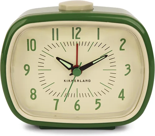 Vista 8 de Reloj con alarma cuadrado, de la marca Kikkerland