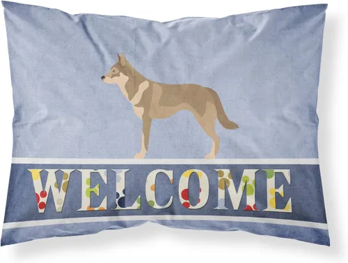 Vista 150 de Caroline's Treasures BB8334PILLOWCASE AIDI Atlas Mountain Dog - Funda de almohada estándar, color azul, ligera, súper suave, de fácil cuidado