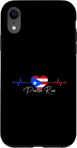 Vista 25 de Puerto Rico Boricua Heartbeat - Carcasa para iPhone 17