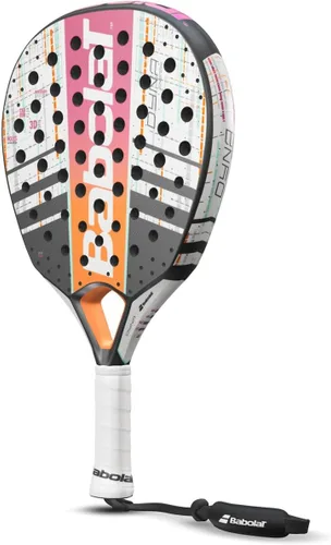 Vista 2 de Babolat Dyna Energy Pala de pádel (rosa/naranja/blanco)