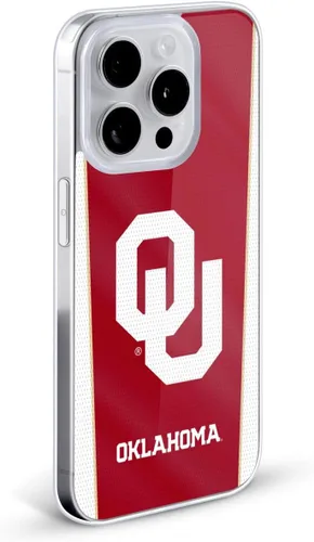 Vista 2 de Head Case Designs Funda de gel suave con licencia oficial de la Universidad de Oklahoma OU Banner compatible con Apple iPhone 7 Plus/iPhone 8 Plus