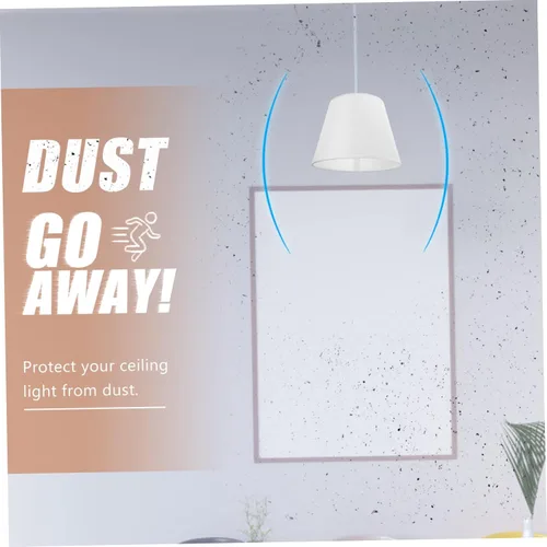 Vista 3 de DOITOOL Pantalla de lámpara de pie de color sólido, pantalla de araña de burbujas para lámpara de mesa, pantalla de tambor, pantalla de piso