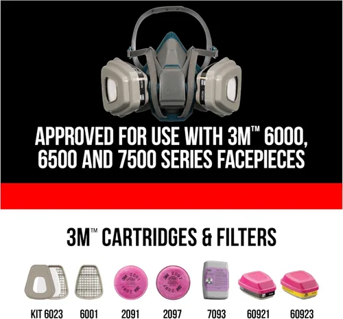 Vista 7 de 3M Filtro de partículas 5P71, P95, 5 pares de filtros
