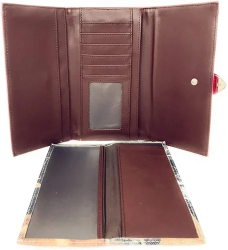 Vista 7 de Cartera de hombro con hebilla de camuflaje para mujer, multicolor