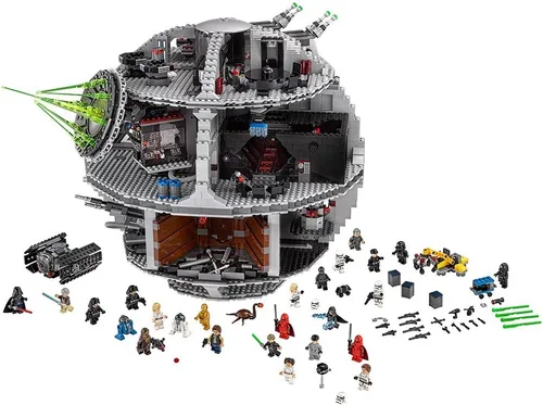 Vista 6 de Set de construcción LEGO Star Wars Death Star 75159 Estación Espacial con minifiguras de Star Wars para niños y adultos (4016 piezas)