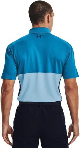 Vista 2 de Under Armour Polo de golf Performance Blocked para hombre