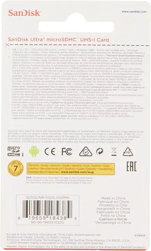 Vista 2 de SanDisk Ultra microSDHC 32GB 100MB/s Clase 10 UHS-I