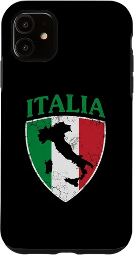 Vista 8 de Italia Flag Crest Italy Italian Family Vintage Distressed Case for iPhone 17