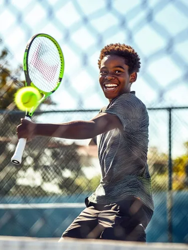 Vista 10 de Raquetas de tenis para 2 jugadores, paquete variado de dos colores con 2 pelotas de tenis, cinta de agarre, tarjetas de oferta y bolsa