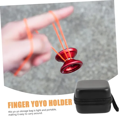 Vista 4 de TOYANDONA 2 piezas Yoyo Mini Caso Niños y Niñas Bolsa de Almacenamiento de Bola Yoyo Holder Bolsa de transporte Paquete de Electrónica Portátil