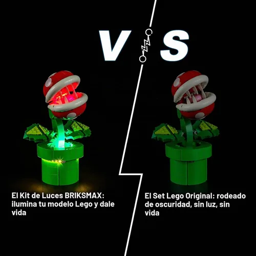 Vista 5 de BRIKSMAX Kit de iluminación LED para Lego-71426 Piranha Plant - Compatible con Lego Super Mario Building Set- No incluye Lego Set