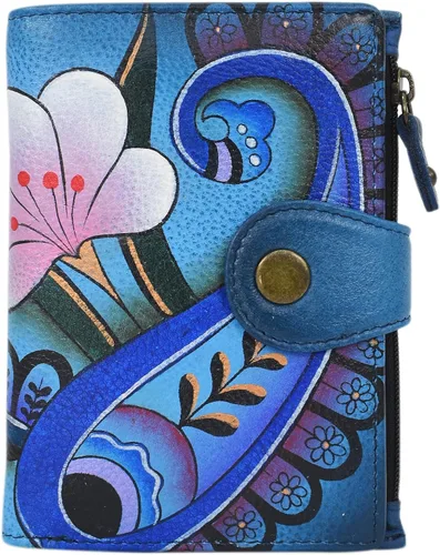 Vista 96 de Anna by Anuschka Cartera de mujer pintada a mano de cuero genuino para mujer