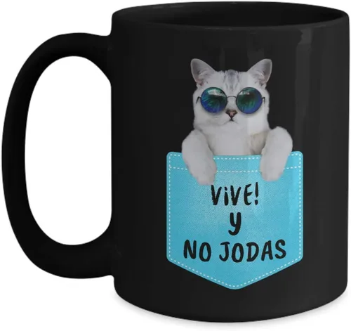 Vista 5 de Presente para hermana Taza de café original taza chistoza para novia, esposa, prima