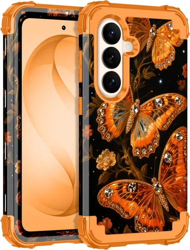 Vista 19 de LONTECT Funda para Galaxy S26 5G a prueba de golpes, 3 en 1, resistente y resistente, policarbonato duro+híbrida suave resistente de alto impacto