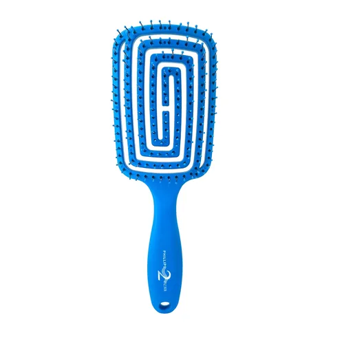 Vista 5 de Phillips Brush Flexx - Cepillo para desenredar el pelo, 10 pulgadas Flexible Nylon Bristles Gently Detangle All Hair Types for Smooth Wet or Dry