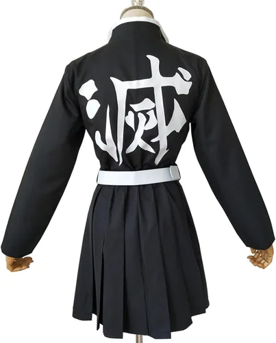 Vista 5 de Youyaa Kimetsu No Yaiba - Disfraz de cosplay de Kanroji Mitsuri, disfraz de cosplay para mujer, kimono japonés, conjunto de cosplay