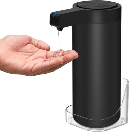 Vista 9 de Dispensador automático de jabón de acero inoxidable con sensor, dispensador de jabón infrarrojo, eléctrico, IPX5, impermeable, USB-C, sensor