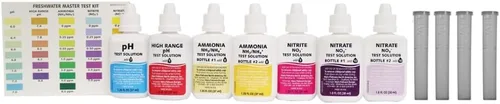 Vista 3 de API Kit de prueba de agua dulce Freshwater Master de 800 pruebas, Kit de prueba de agua para acuario de agua dulce, Blanco, Individual, Multicolor