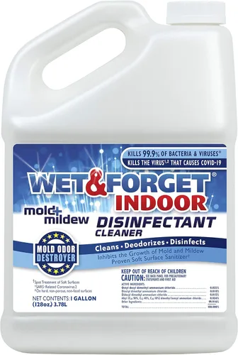 Vista 7 de Wet & Forget Limpiador contra el moho y hongos para interiores de uso general desodoriza, desinfecta, mata el 99.9% de bacterias y virus, listo