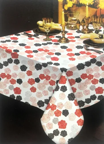 Vista 10 de Better Home Mantel de cocina con diseño de pera de manzana, tela resistente con parte trasera de franela, 52 x 70 pulgadas, oblongo