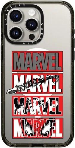 Vista 105 de CASETiFY Funda para iPhone Air, compatible con MagSafe Marvel VS CoLab Protección contra caídas de grado militar 4x de 8.2 pies Funda Capitán