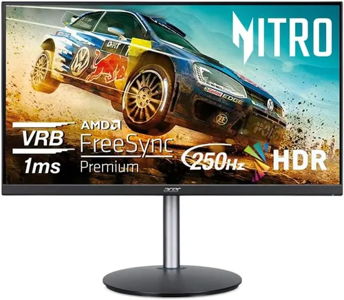 Vista 14 de acer Nitro XFA243Y Sbiipr Monitor para juegos VA Full HD (1920 x 1080) de 23.8 pulgadas Tecnología AMD FreeSync Premium Frecuencia