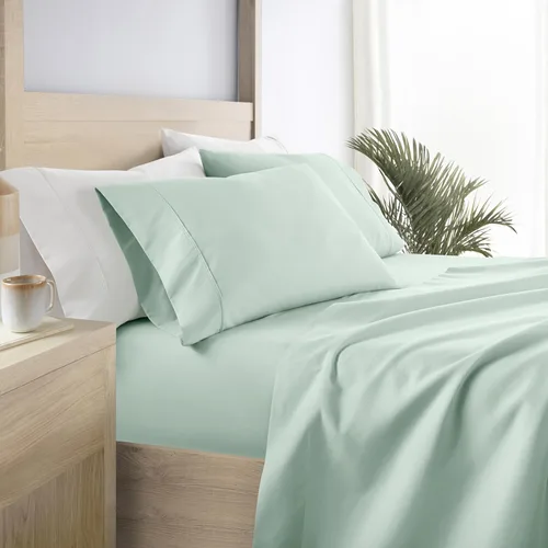 Vista 56 de Linen Market Juego de Sábanas de Microfibra Cepillada Twin de 3 Piezas – Certificado Oeko-TEX Ultra Suave y Sin Arrugas - Sábanas de Bolsillo