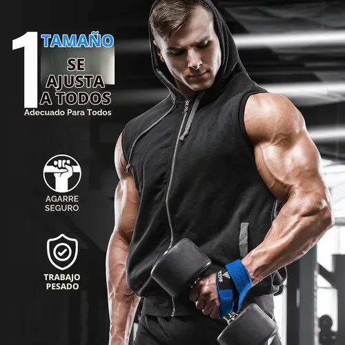 Vista 5 de WYOX Figure 8 Lifting Wrist Straps for Weightlifting – Heavy Duty Padded Neoprene Wrist Support, Powerlifting & Strength Training Lift Straps for