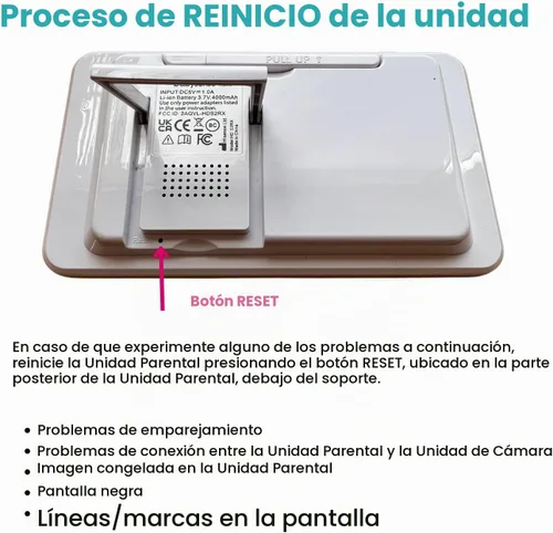 Vista 7 de Babysense Cámara complementaria de repuesto para monitor de bebé de video HDS2 solamente, funcionará solo con monitores HDS2, requiere unidad