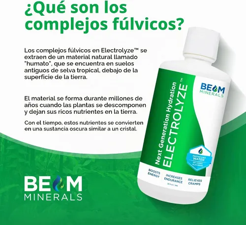 Vista 3 de BEAM Minerals Electrolyze Reabastecimiento de electrolitos líquido Todos los electrolitos, sin toda la sal 32 fl Oz Electrolizar