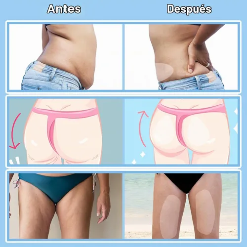 Vista 4 de Chicingyou 60 unidades de cinta corporal para mujer, cinta de levantamiento de muslos a granel, elevadores de abdomen, impermeable, transparente