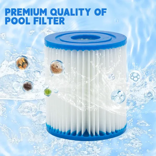 Vista 3 de Filtro de piscina tipo I, cartuchos de filtro para tamaño 1, cartucho de filtro de tamaño I para piscinas, cartucho de filtro de bomba de 330 6