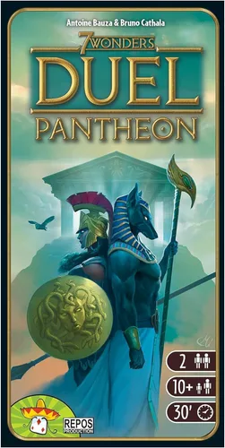 Vista 2 de 7 maravillas: juego de cartas de expansión del Duelo de panteón (2 jugadores)