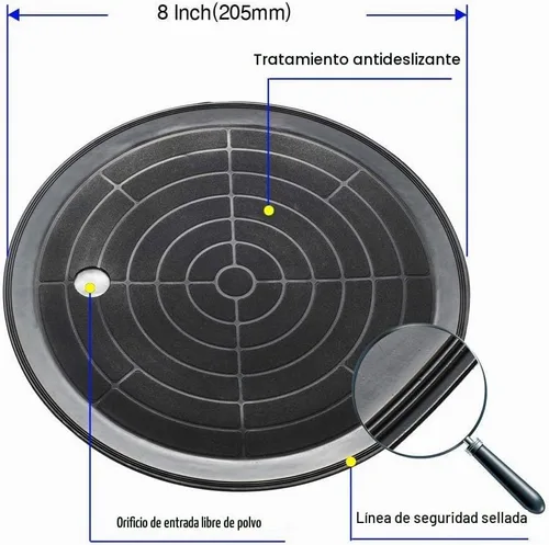 Vista 4 de Elevador de vidrio de mano resistente con ventosa de 8 pulgadas, potente elevador de vacío industrial con asa para elevación de granito y reemplazo