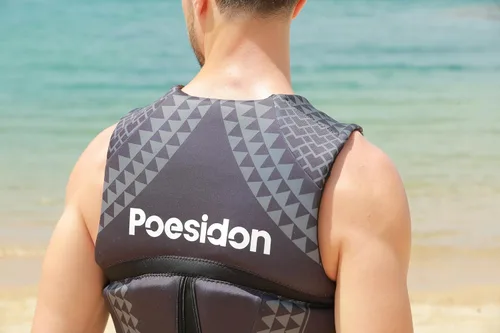 Vista 7 de poesidon - Chaleco salvavidas para adultos, estampado geométrico legendario, ideal para cualquier deporte acuático, unisex, para kayak, remo, SUP