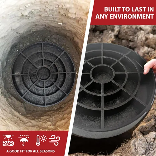 Vista 8 de Almohadillas de muelle fabricadas en Estados Unidos de 10 pulgadas (paquete de 1) – Base resistente para soporte estable de postes y vigas – No