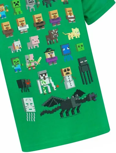 Vista 6 de Minecraft Camiseta para niños Sprites de manga corta para niños