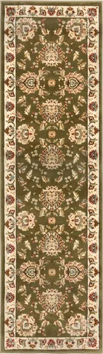 Vista 15 de Well Woven Alfombra de área oriental roja de Sultan Sarouk con diseño floral persa, formal, tradicional, fácil de limpiar, resistente a las manchas