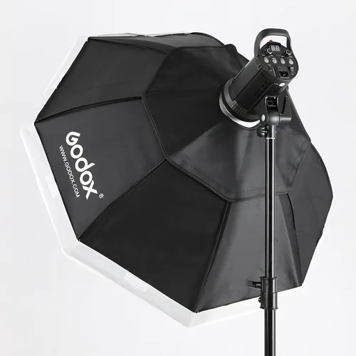 Vista 7 de Godox SB-BW - Reflector octágono de 37 pulgadas para estudio de fotografía, flash estroboscópico, Speedlite Speedlight (montaje Bowens) (37.4 in)