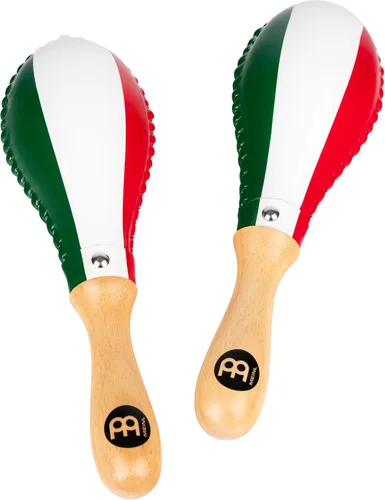 Vista 7 de Meinl Percussion Maracas de cuero crudo natural MSM2