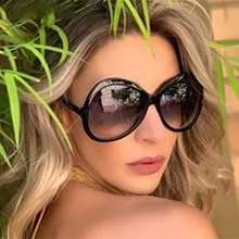Vista 5 de Gafas de sol redondas retro de gran tamaño para mujer, grandes y vintage, de moda, sombras de conducción, viajes, 70