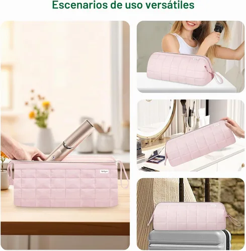 Vista 7 de KarSyon Organizador de Bolsa de Viaje para Herramientas de Cabello para Estuche Dyson Airwrap Soporte Secador de Cabello Shark Flex Style Cepillo