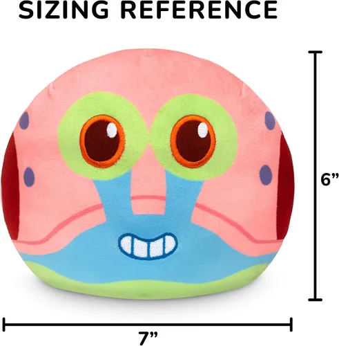 Vista 4 de TeeTurtle SpongeBob Squarepants Peluche reversible de 15 cm - Gary la caracol - Lindo animal de peluche Kawaii suave